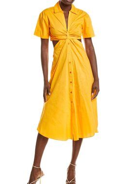 Nicole Miller Shirt Dress w cut out